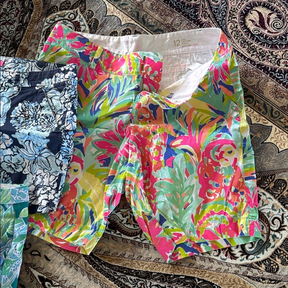 Lilly Pulitzer Colorful Shorts THREE SIZE 12 - Picture 2 of 5